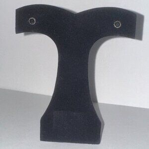 5 Mm Star Black Cz And Sterling Post Earrings